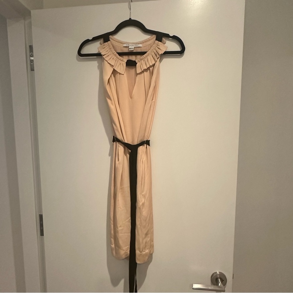 Diane Von Furstenberg Peach Pink Silk Dress